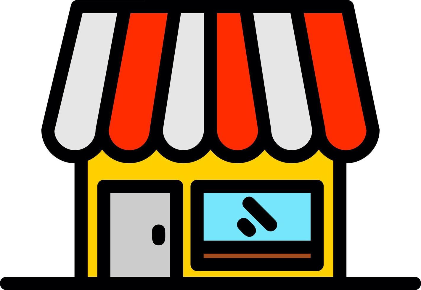 diseño de icono de vector de tienda