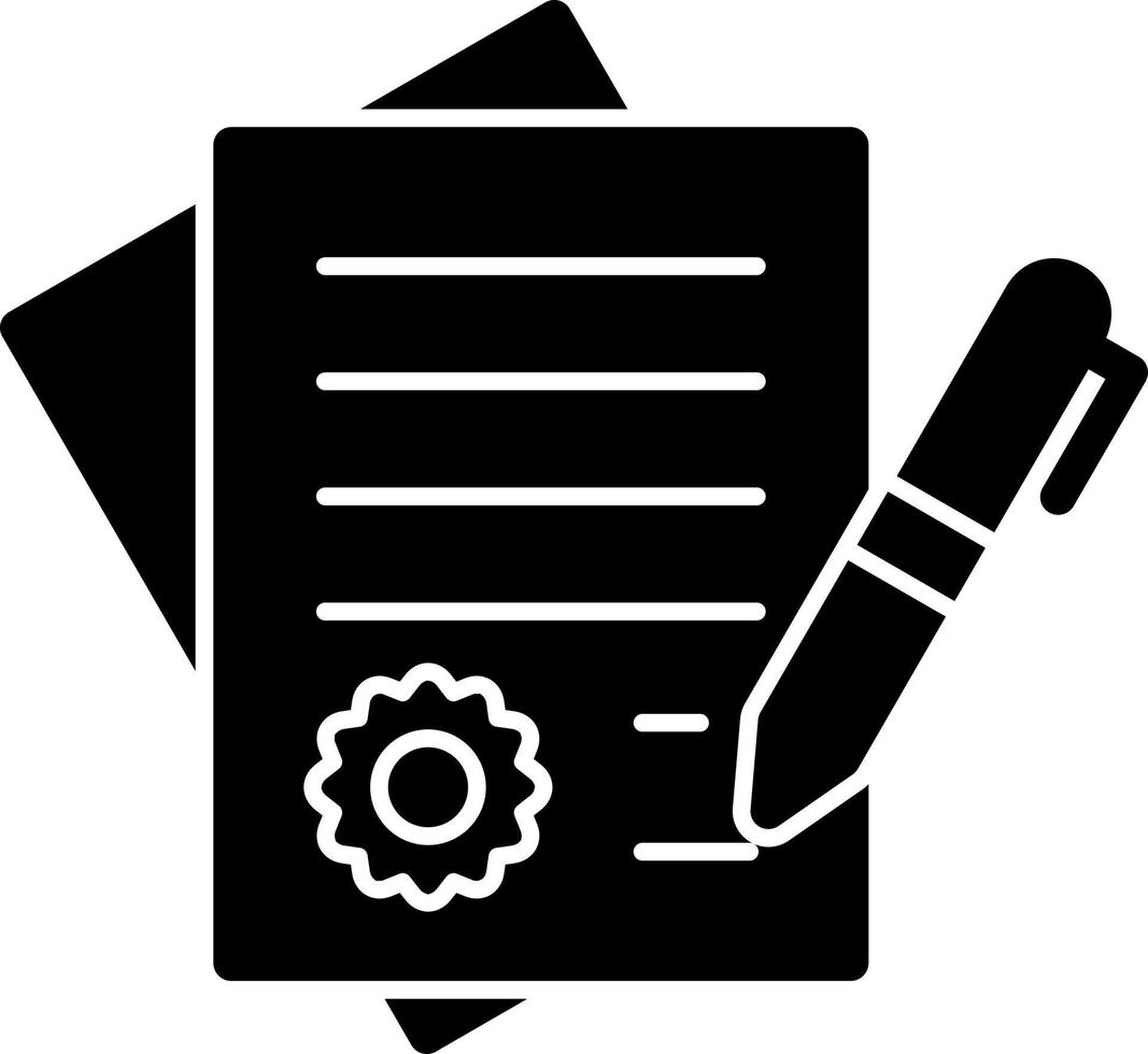 Contract Vector Icon Design