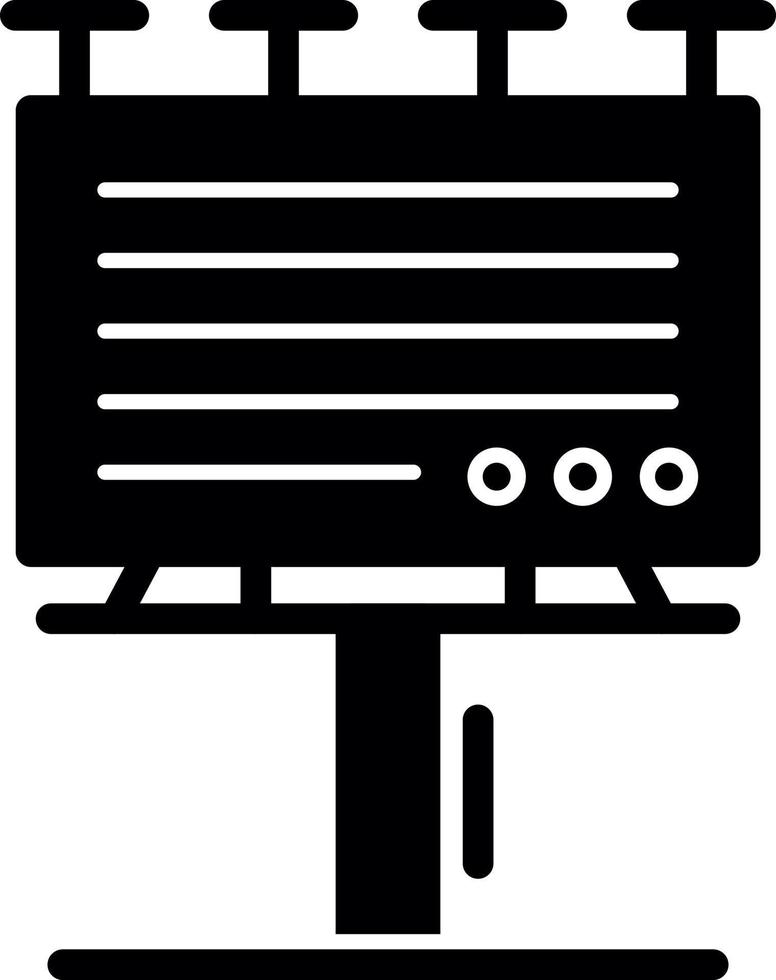 Billboard Vector Icon Design