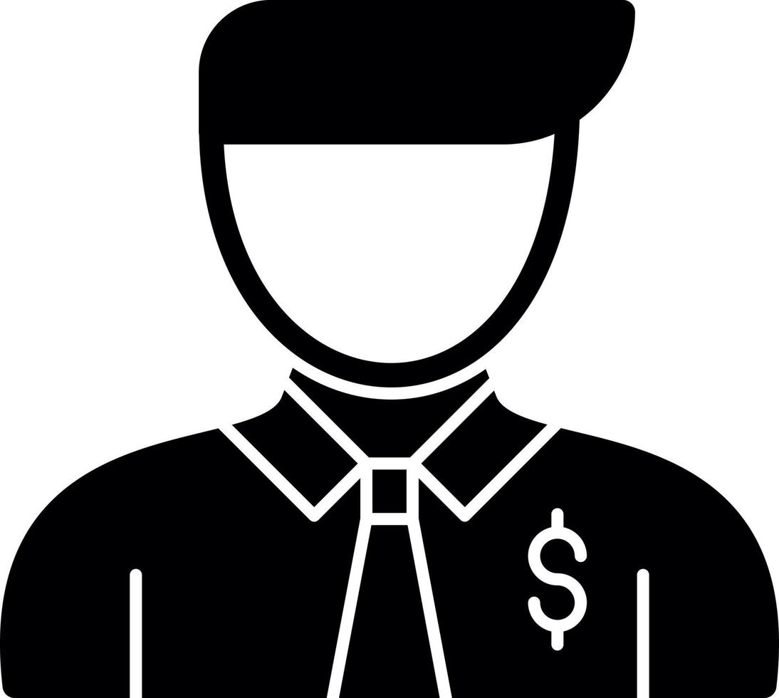 Salesman Vector Icon Design