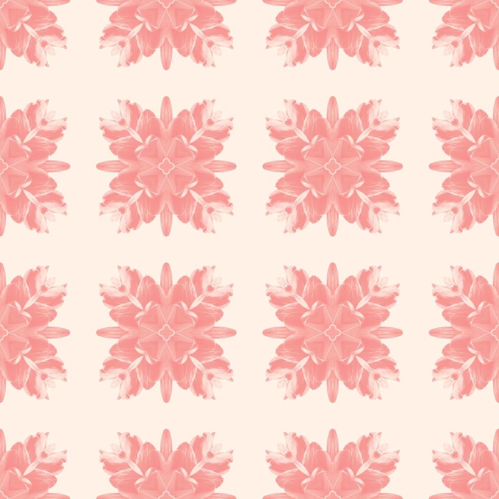 Floral decorative pattern photo
