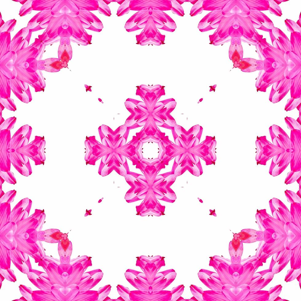 Floral decorative pattern photo