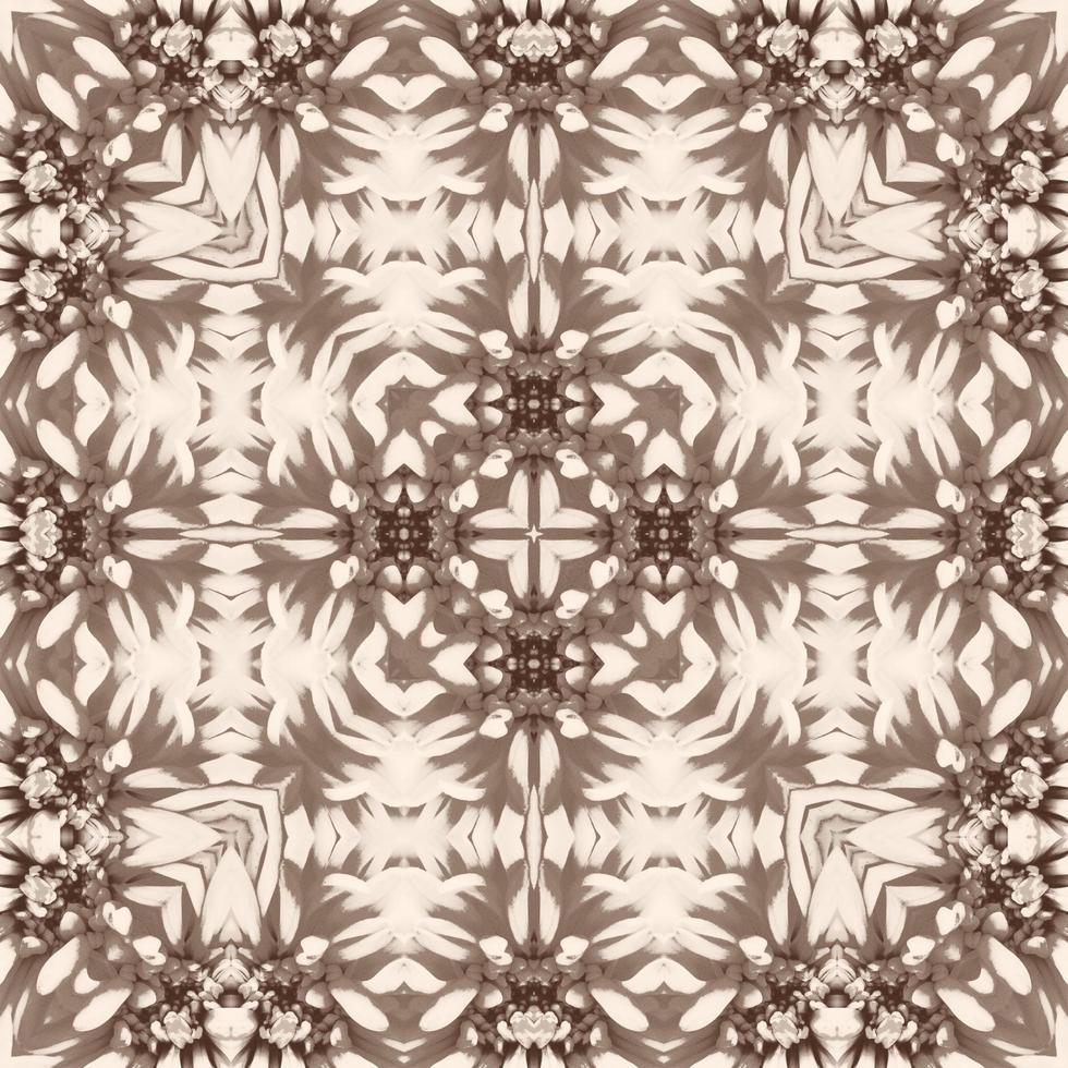 Floral decorative pattern photo