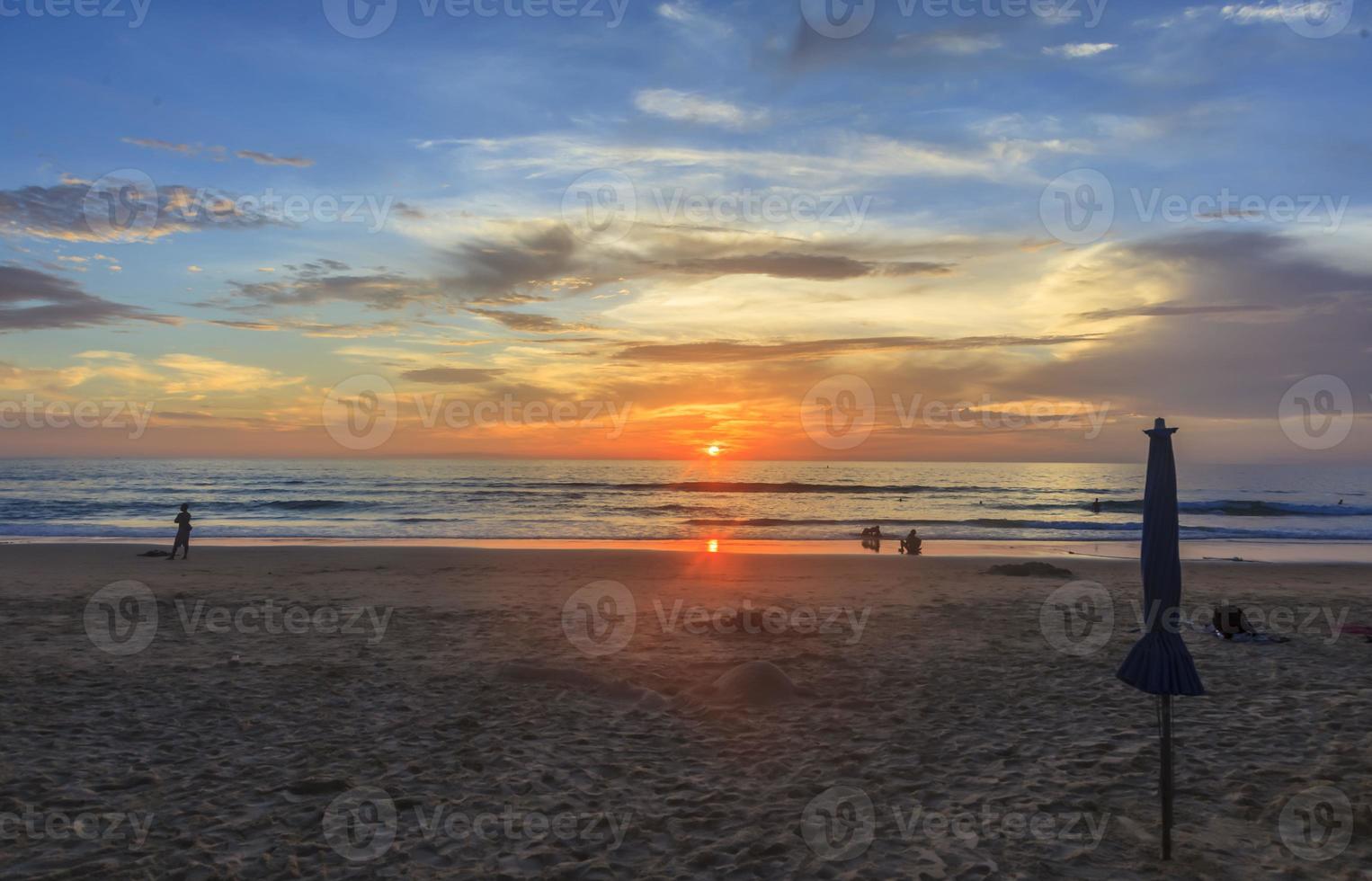 Sunset at Kamala Beach photo