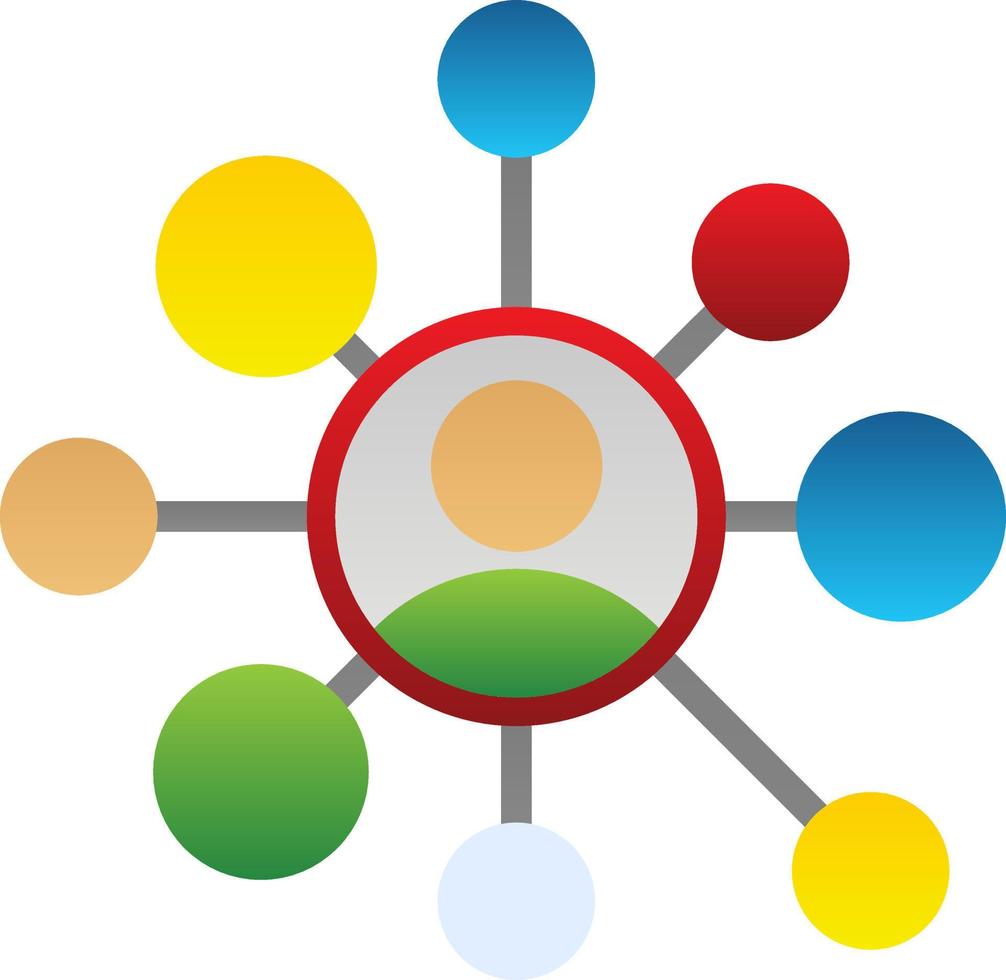 Marketing Network Vector Icon Design