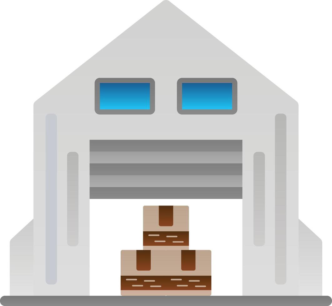Warehouse Vector Icon Design