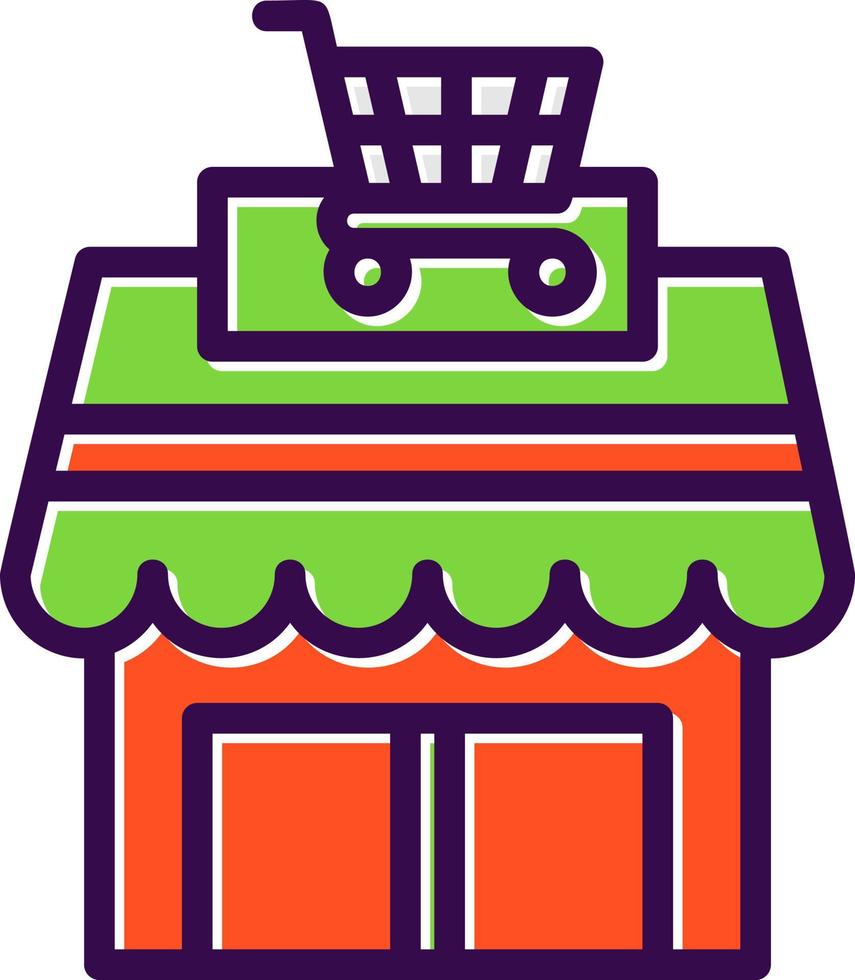 diseño de icono de vector de tienda