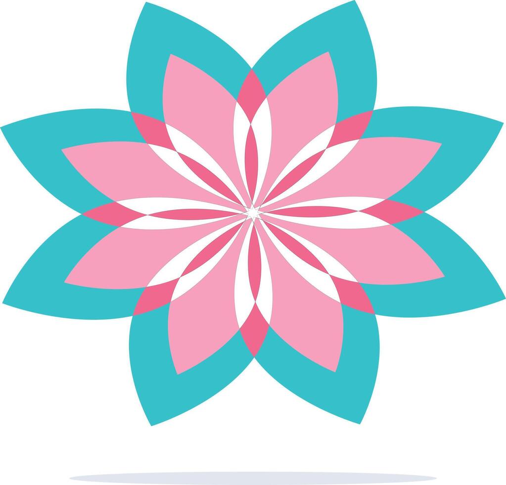 Beautiful abstract flowers vector design