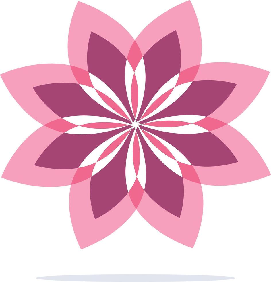 Beautiful abstract flowers vector design