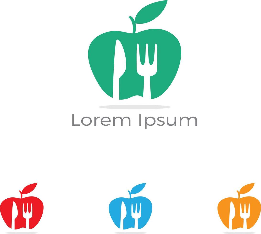 Restaurant Logo - Food Industry, favorite and healthy food logo vector