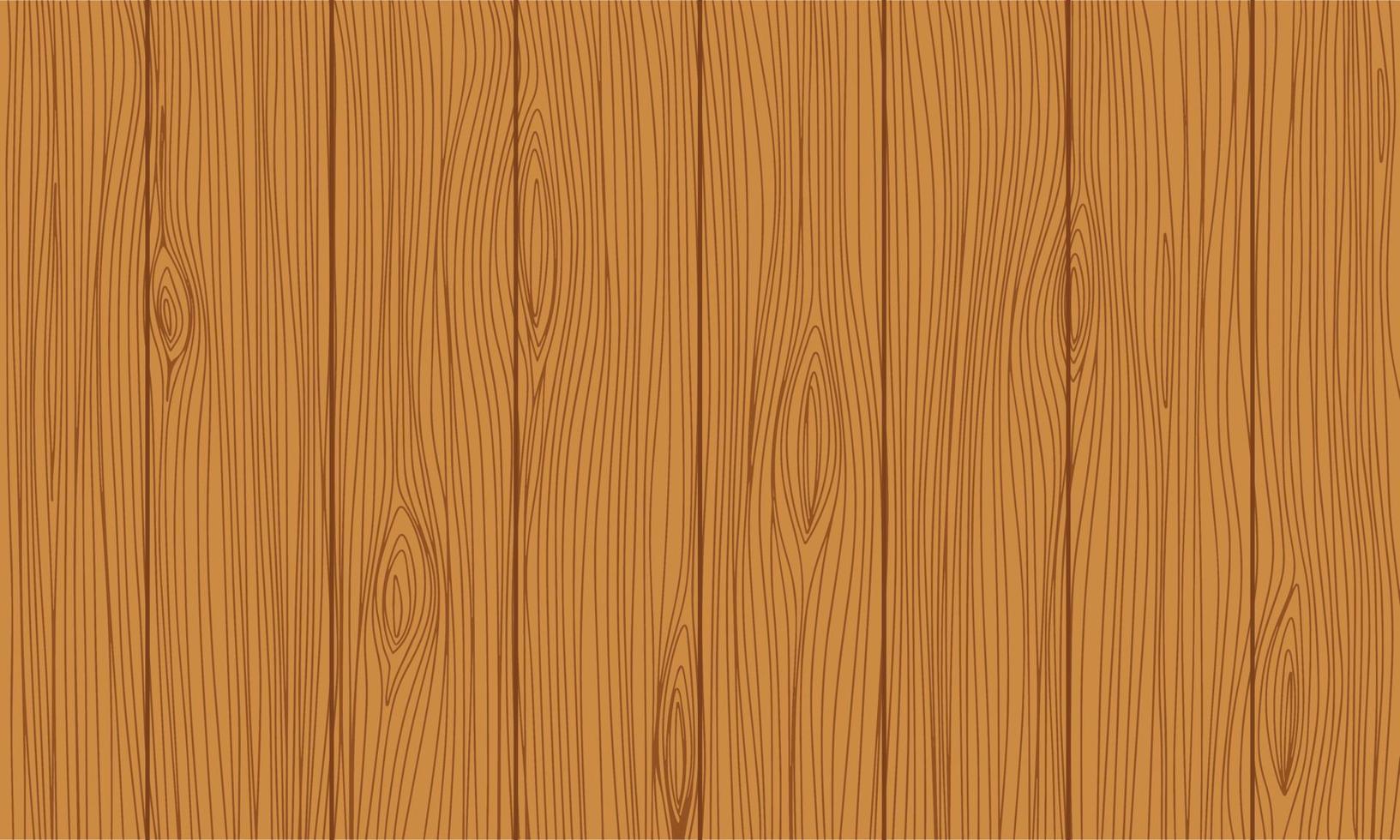 Hand draw wooden background in natural color. Vector illustration.