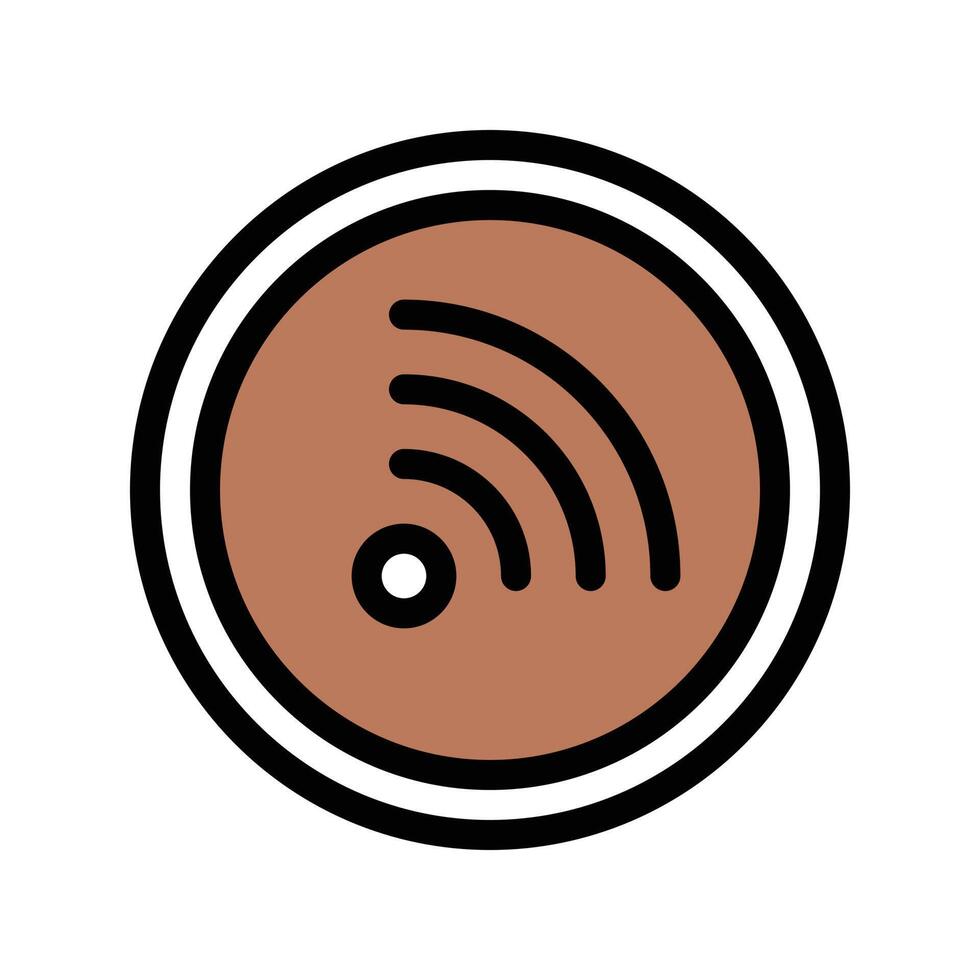 ilustración de vector wifi en un fondo. símbolos de calidad premium. iconos vectoriales para concepto y diseño gráfico.