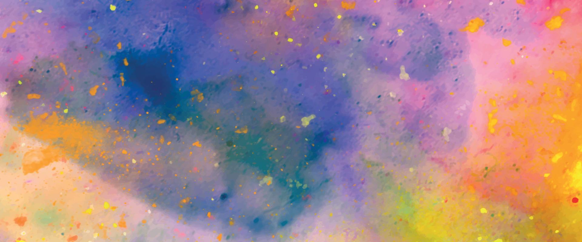 Colorful grunge art painting. Effect of light pastel colored of sunset