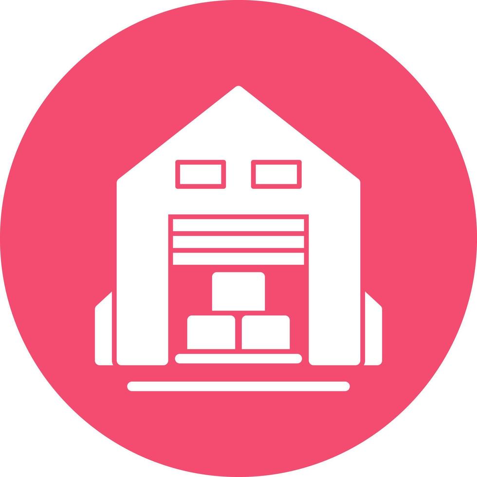 Warehouse Vector Icon Design