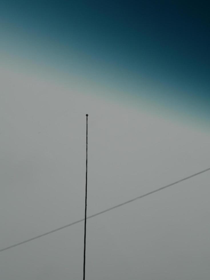 Blue Fade Antenna and Sky photo