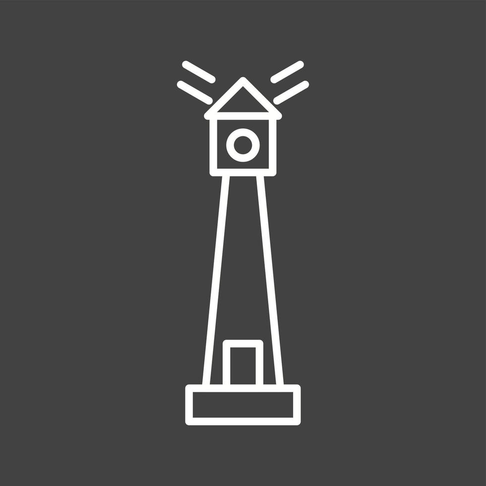 Unique Lighthouse Vector Line Icon