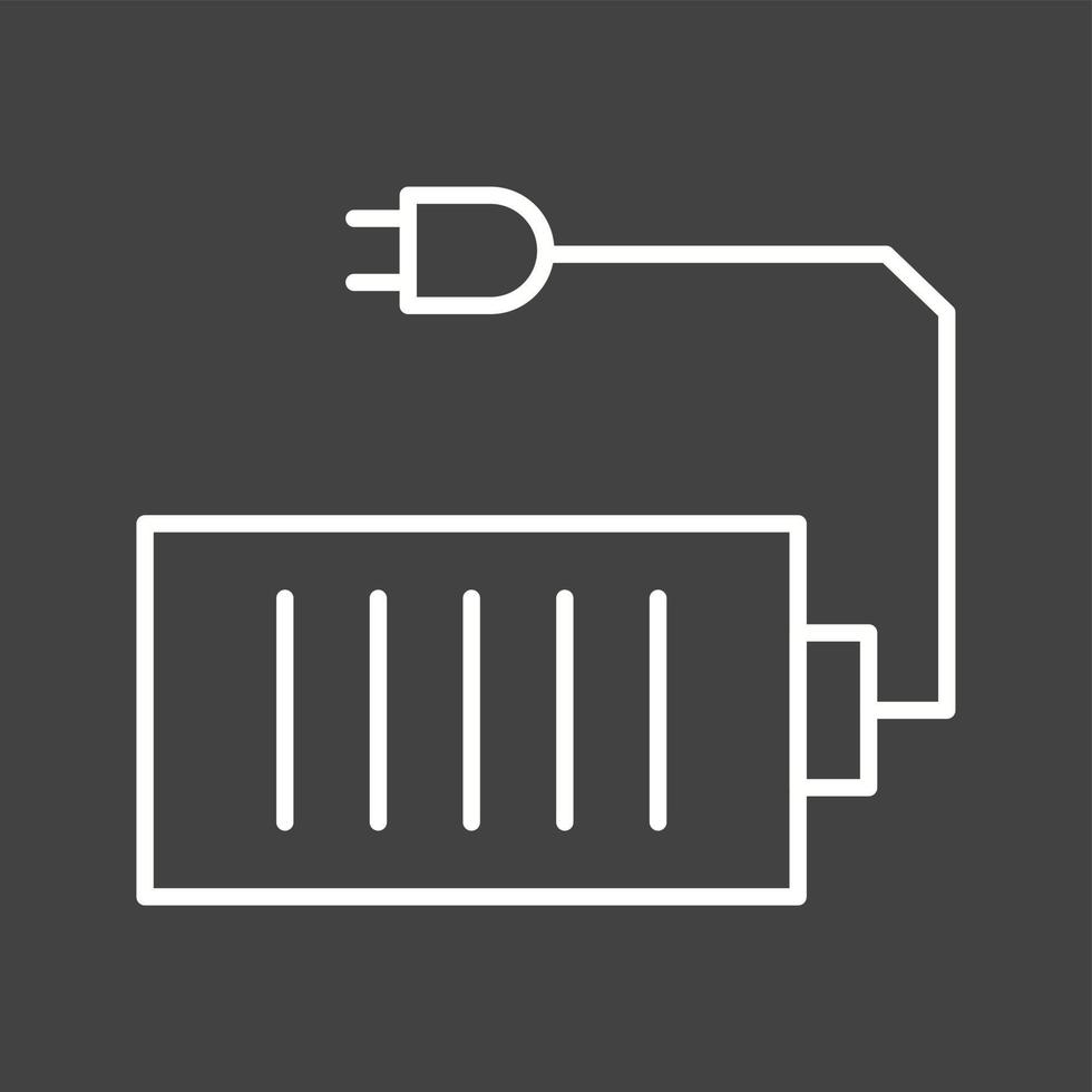 Unique Cell And Plug Vector Line Icon