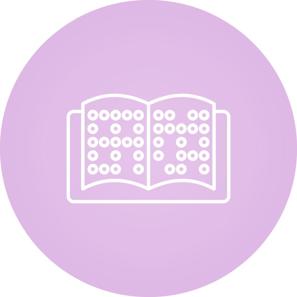 Braille Vector Icon