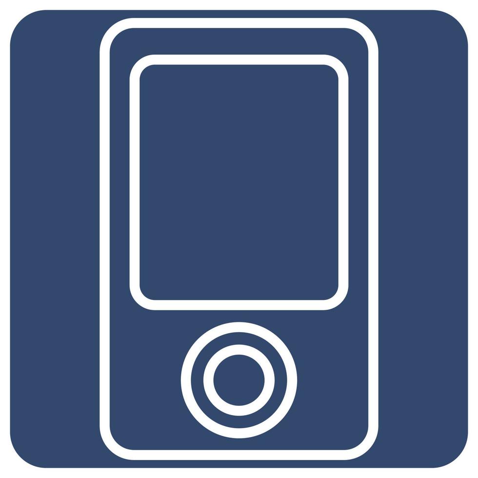 ipod de tecnología, ilustración, vector sobre fondo blanco.