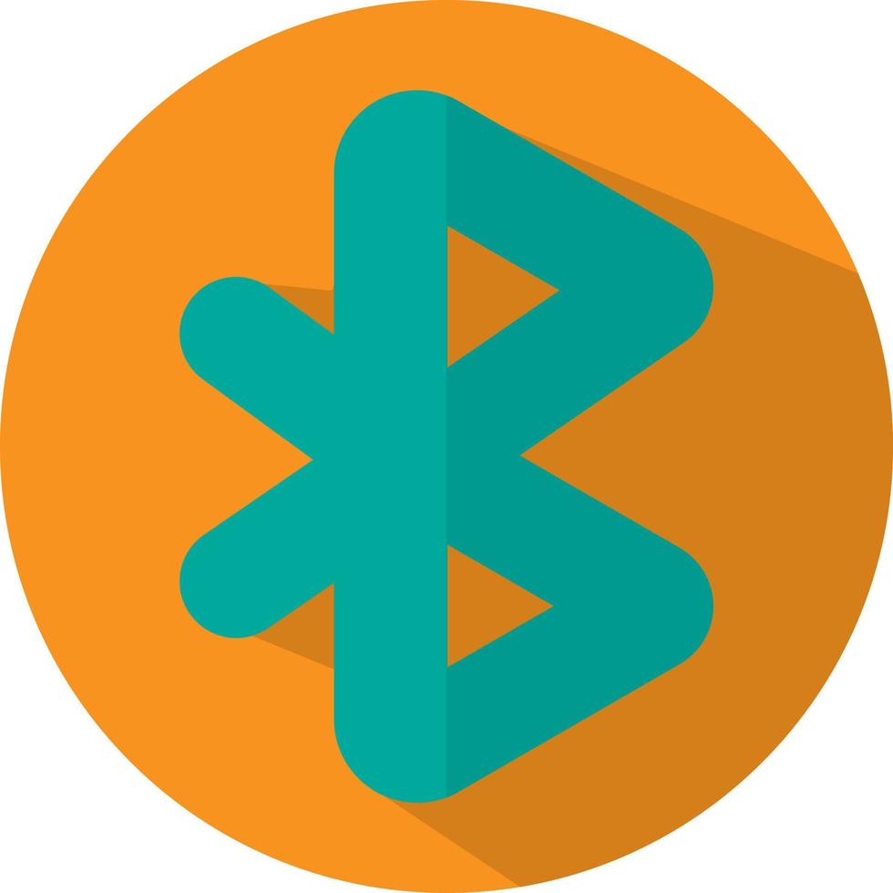 Phone bluetooth, illustration, vector, on a white background. vector