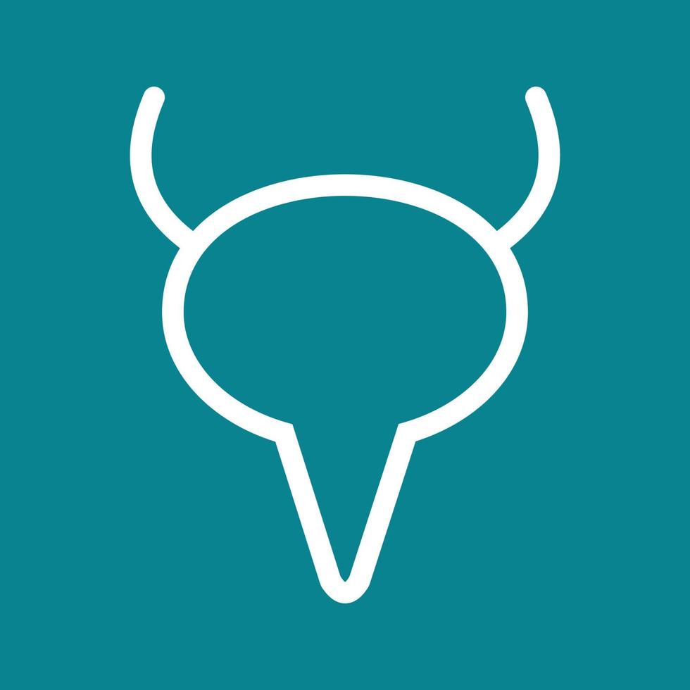 Bladder Line Color Background Icon vector
