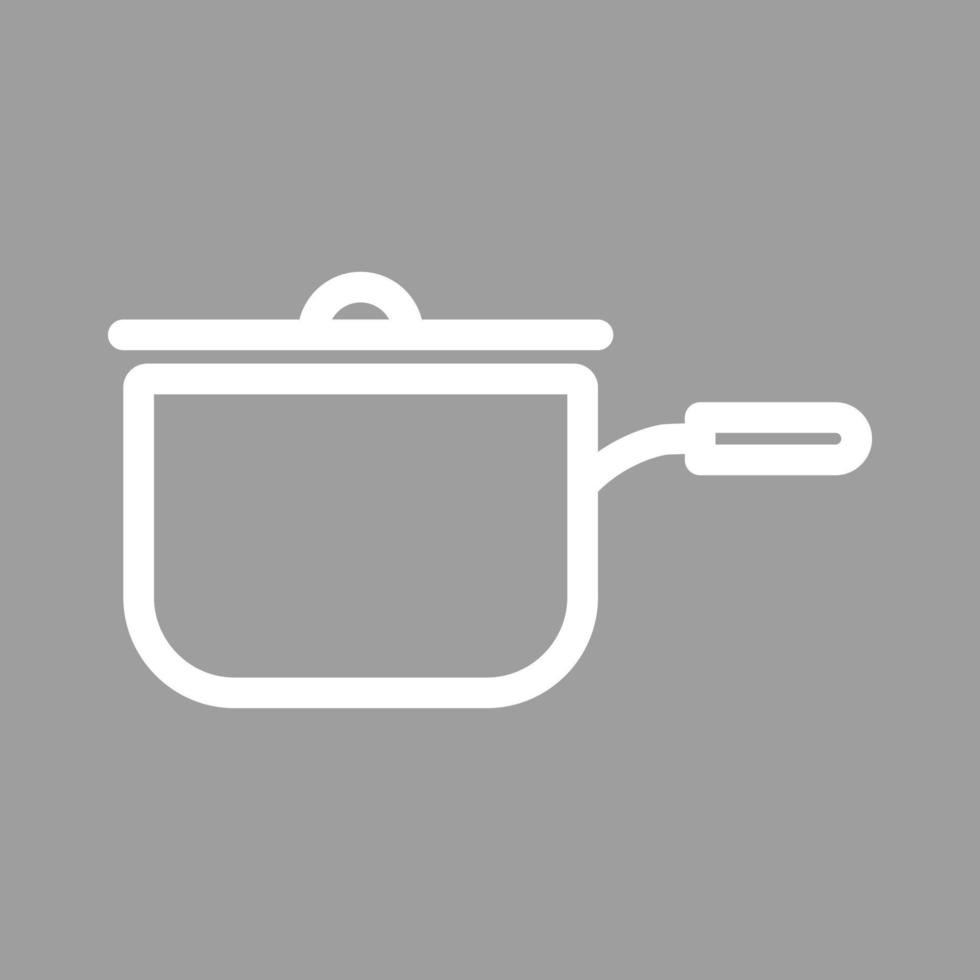 Sauce Pan Line Color Background Icon vector