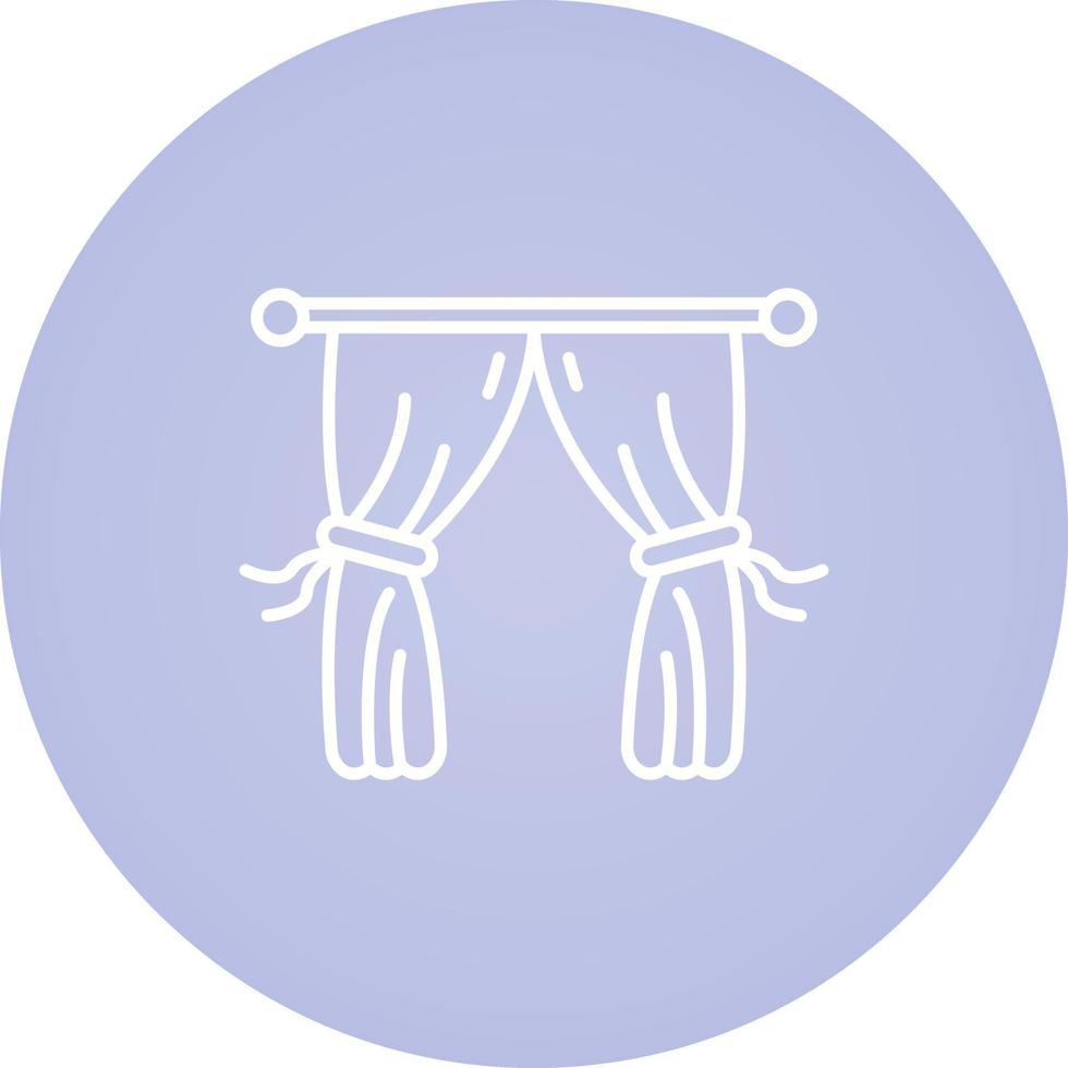 Curtains Vector Icon