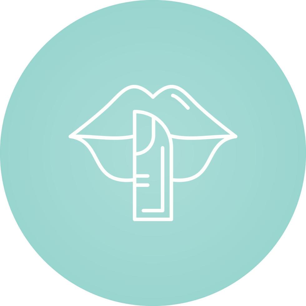Silence Vector Icon
