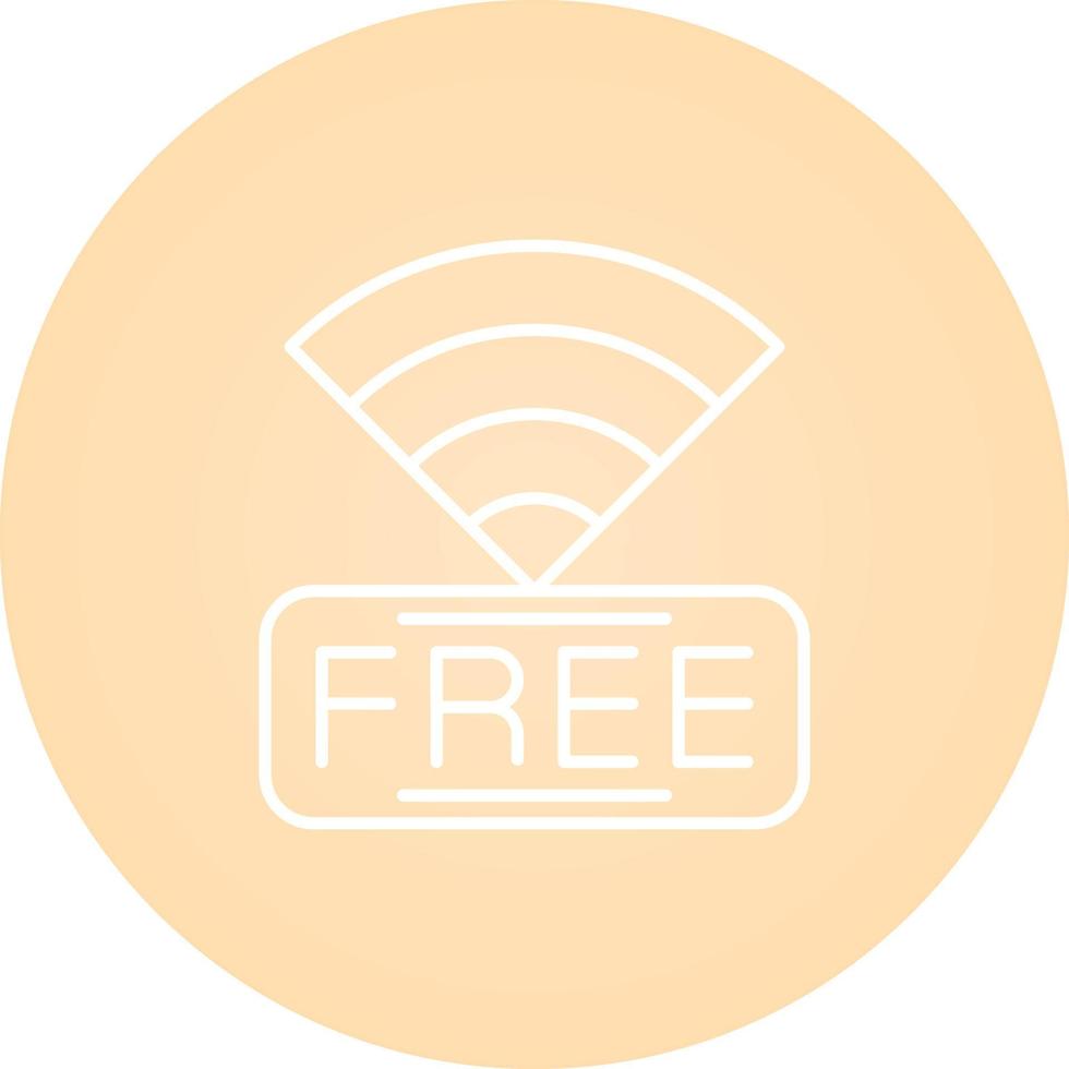 icono de vector wifi gratis