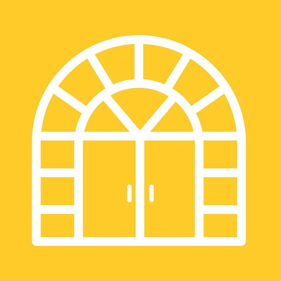 Entrance Line Color Background Icon vector
