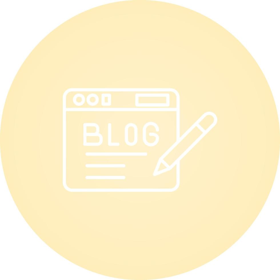 Blog Vector Icon