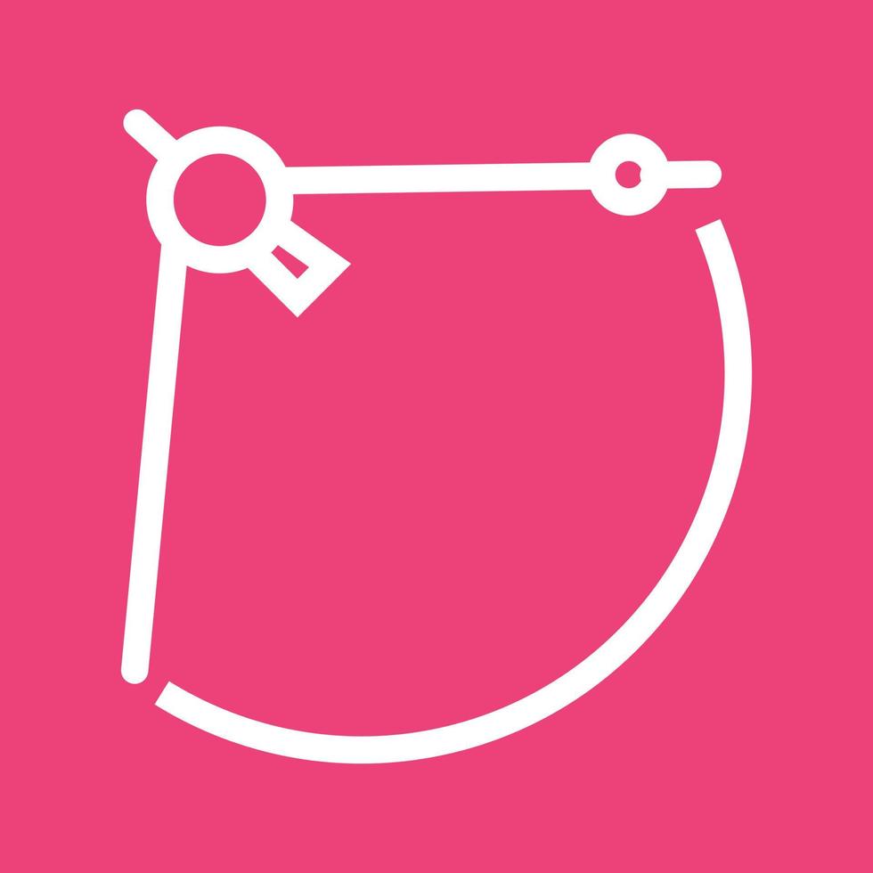 Measurement Line Color Background Icon vector