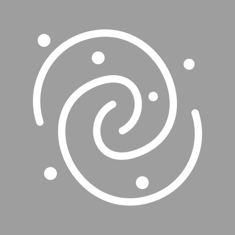 Galaxy Line Color Background Icon vector