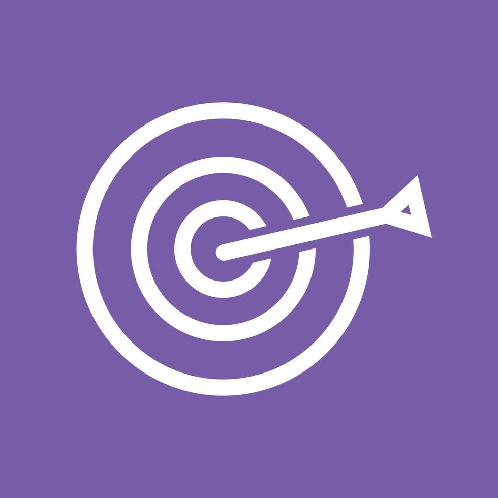 Dartboard Line Color Background Icon vector