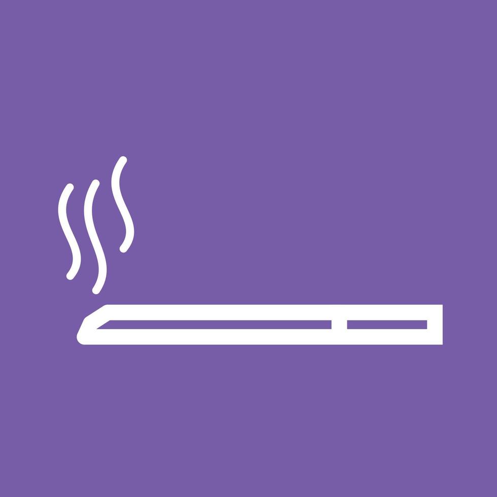 Cigarette Line Color Background Icon vector