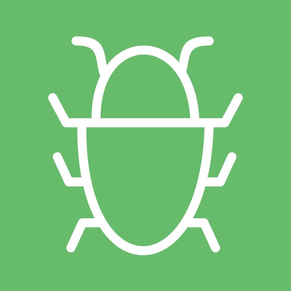 Bug Report Line Color Background Icon vector