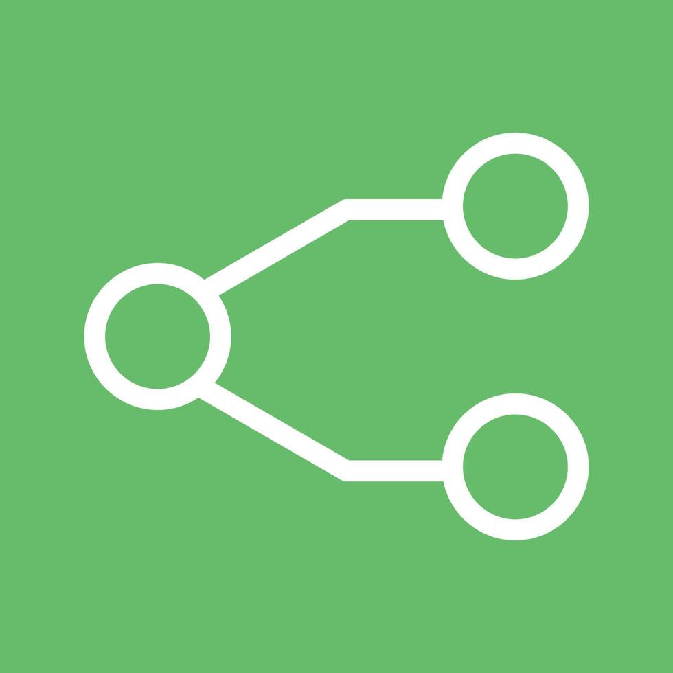 Network I Line Color Background Icon vector
