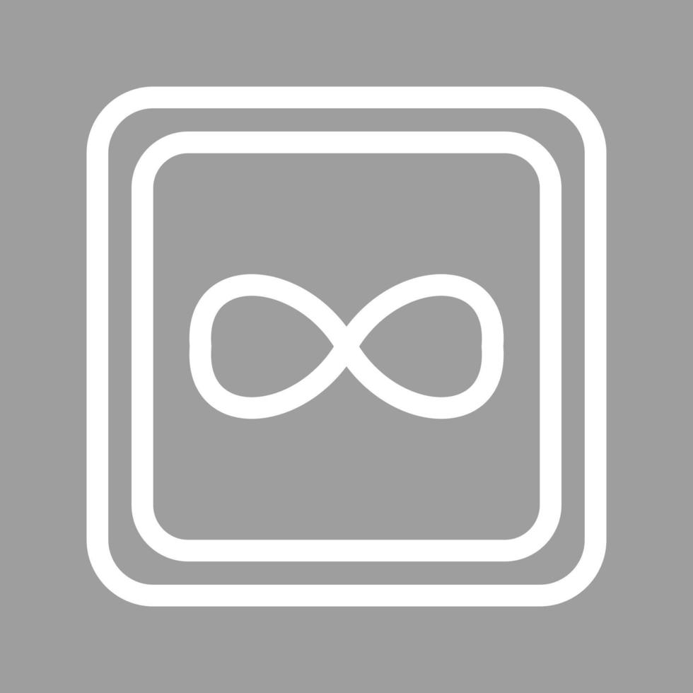 Infinity Symbol Line Color Background Icon vector