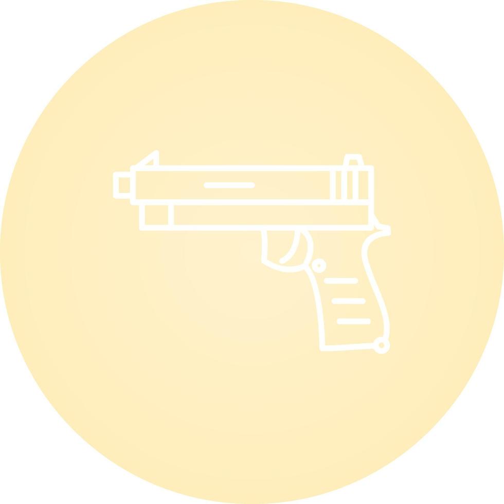 icono de vector de pistola