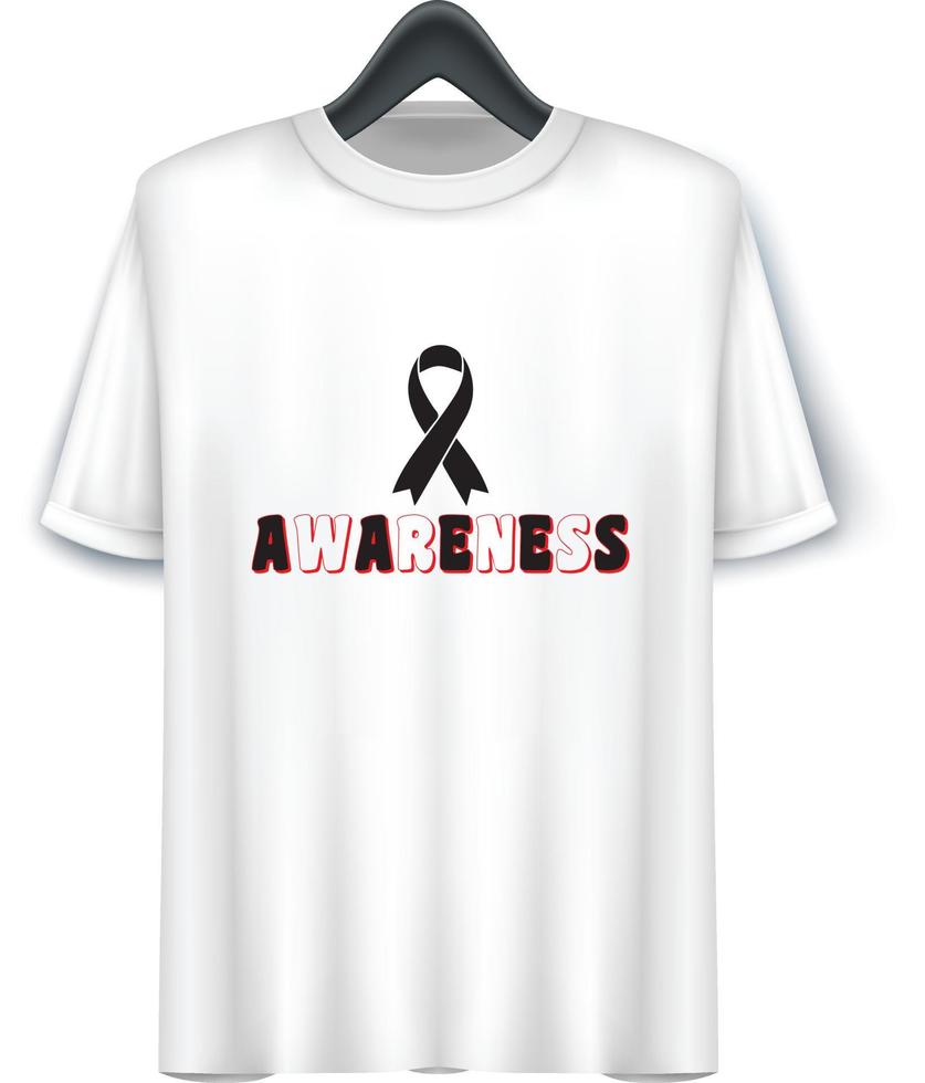 paquete de camisetas de cáncer de mama, diseño de camisetas tipográficas vector