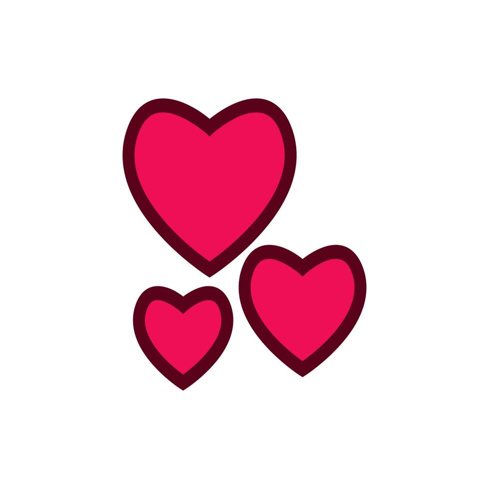 valentine theme icon design. vector