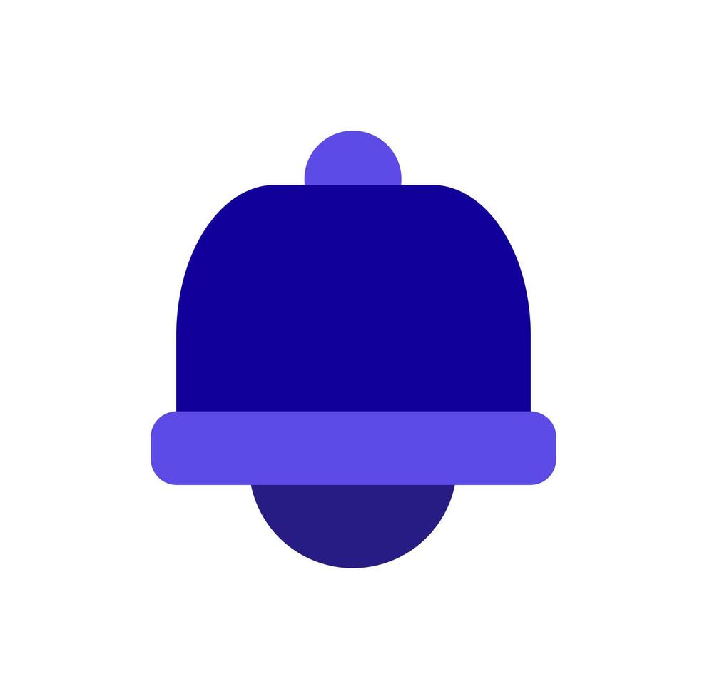 blue bell icon design vector