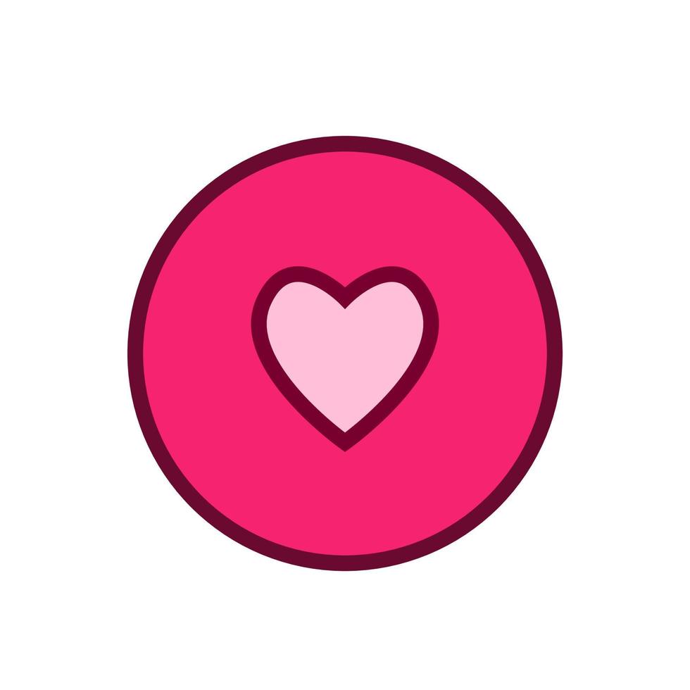 valentine theme icon design. vector