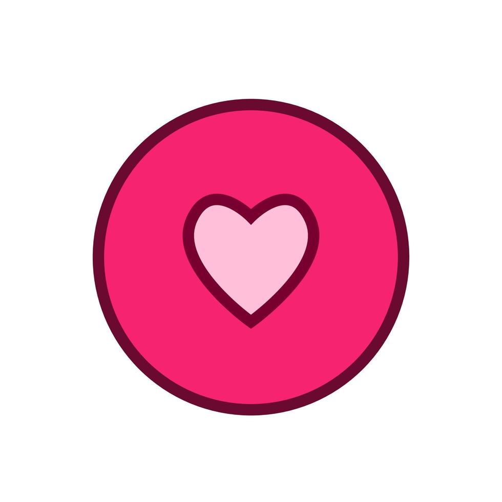 valentine theme icon design. vector