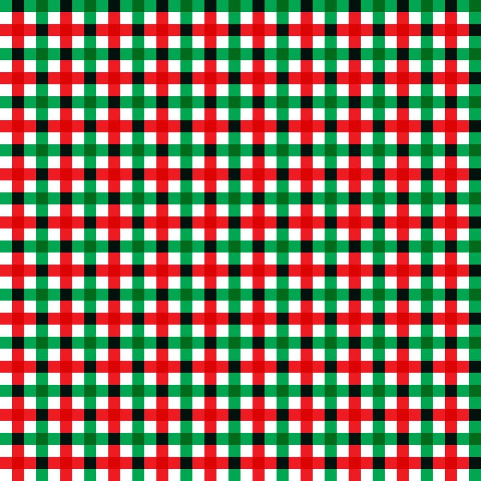 Simple retro geometric Christmas pattern. Traditional colors. New Year theme. Winter endless texture can be used for printing onto fabric and paper or scrap booking. vector