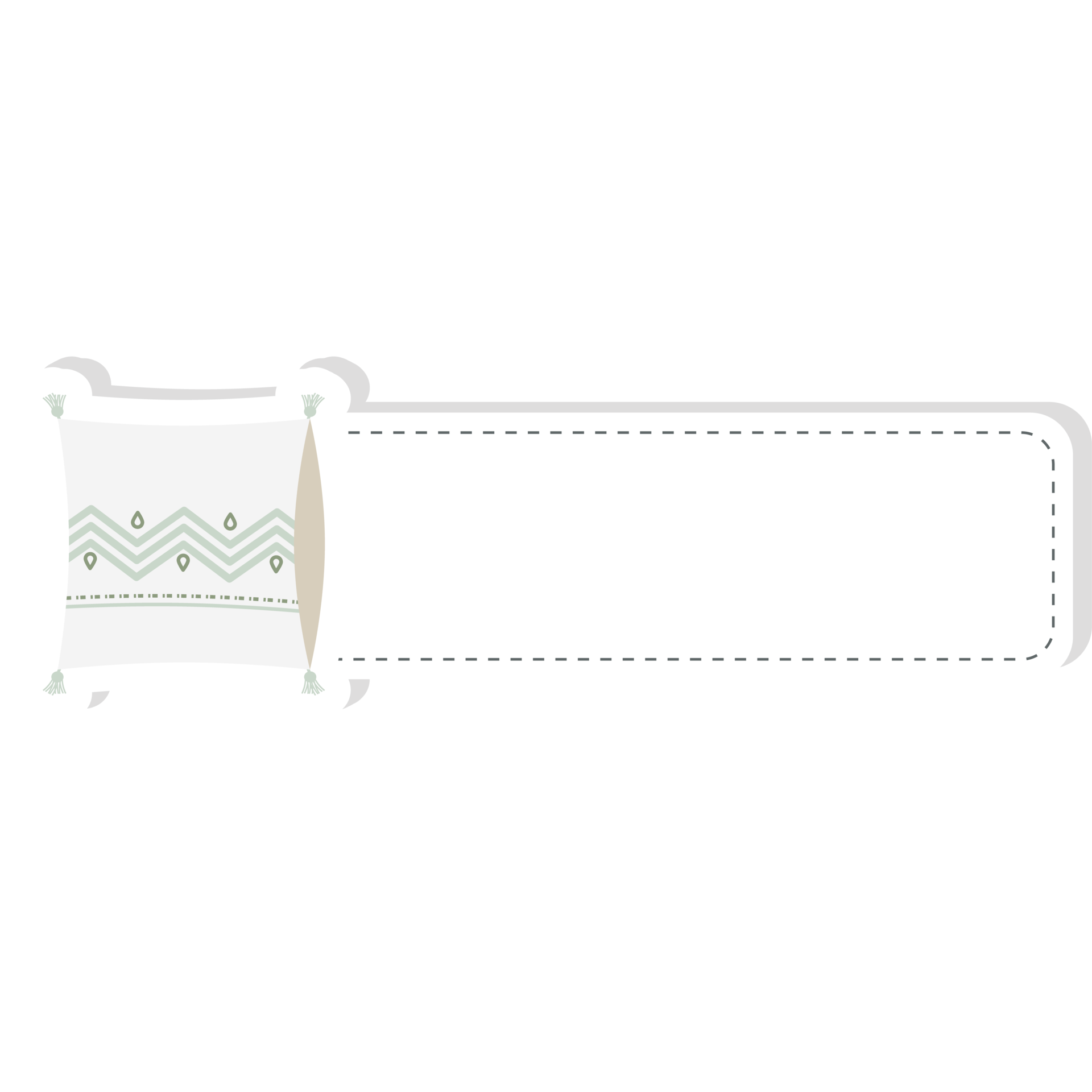 aesthetic label name tags sticker winter hygge cute element collection