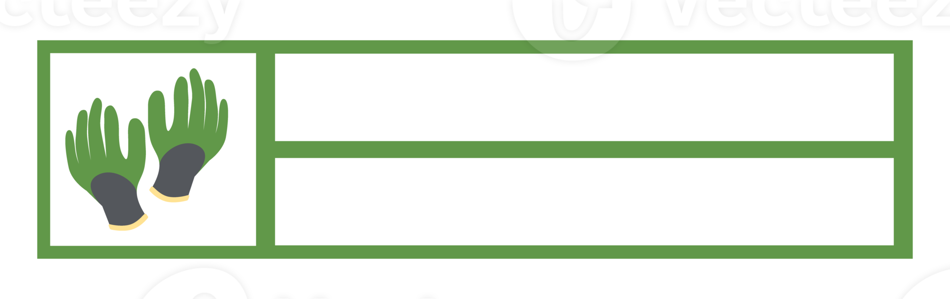 sticker label for gardening tool kit collection set png