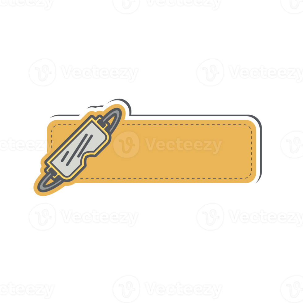 construction tools label name tags sticker png