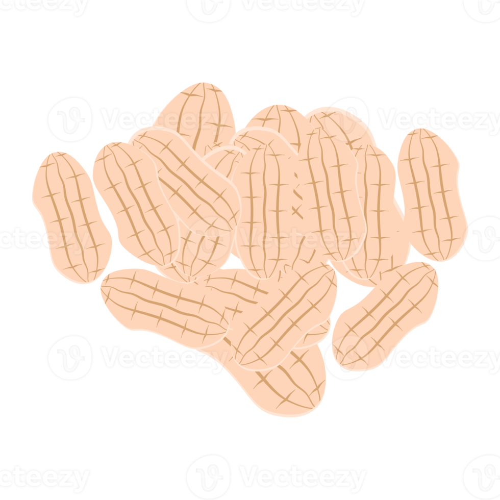 ensemble de collection de collations d'aliments sains aux arachides et aux noix png