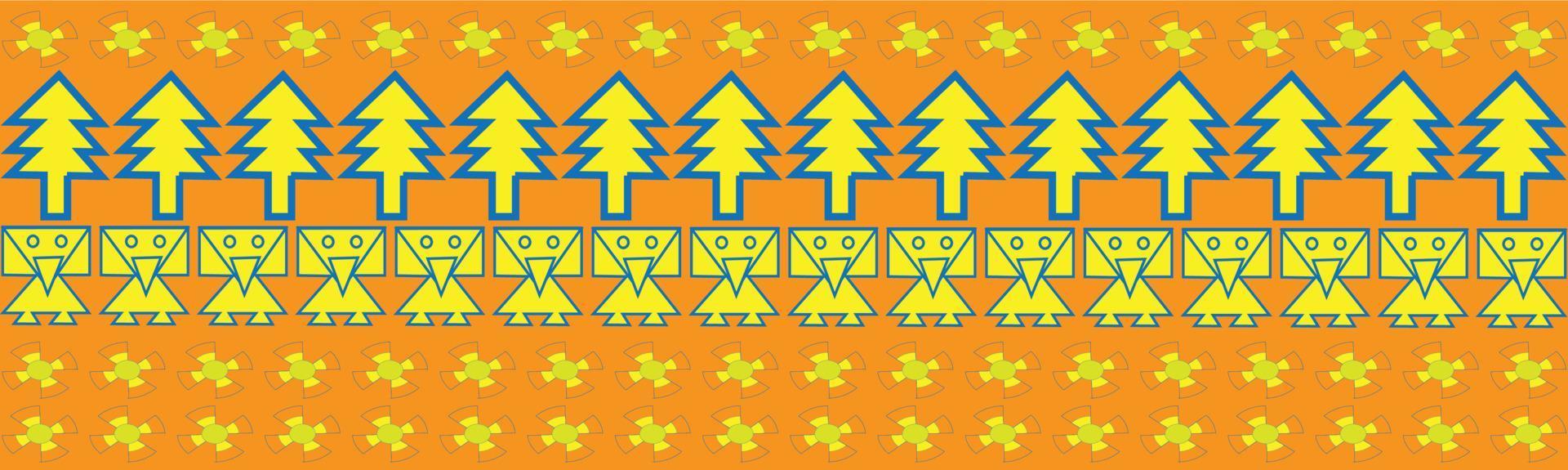colorful vaporwave style background with geometric shapes and Abstract objects - crosses, zigzag, triangles, circles web banner background vector